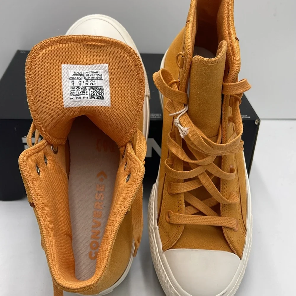 Converse WMNS CTAS LIFT HI TIGER MOTH/TAWNY OWL/EGRET A05419C Platforms Sneakers
